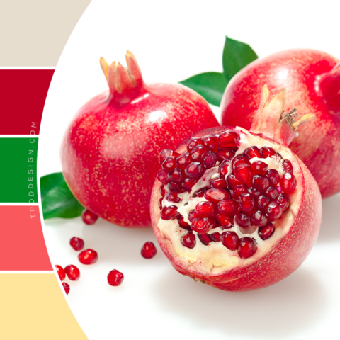 Pomegranates color schemes