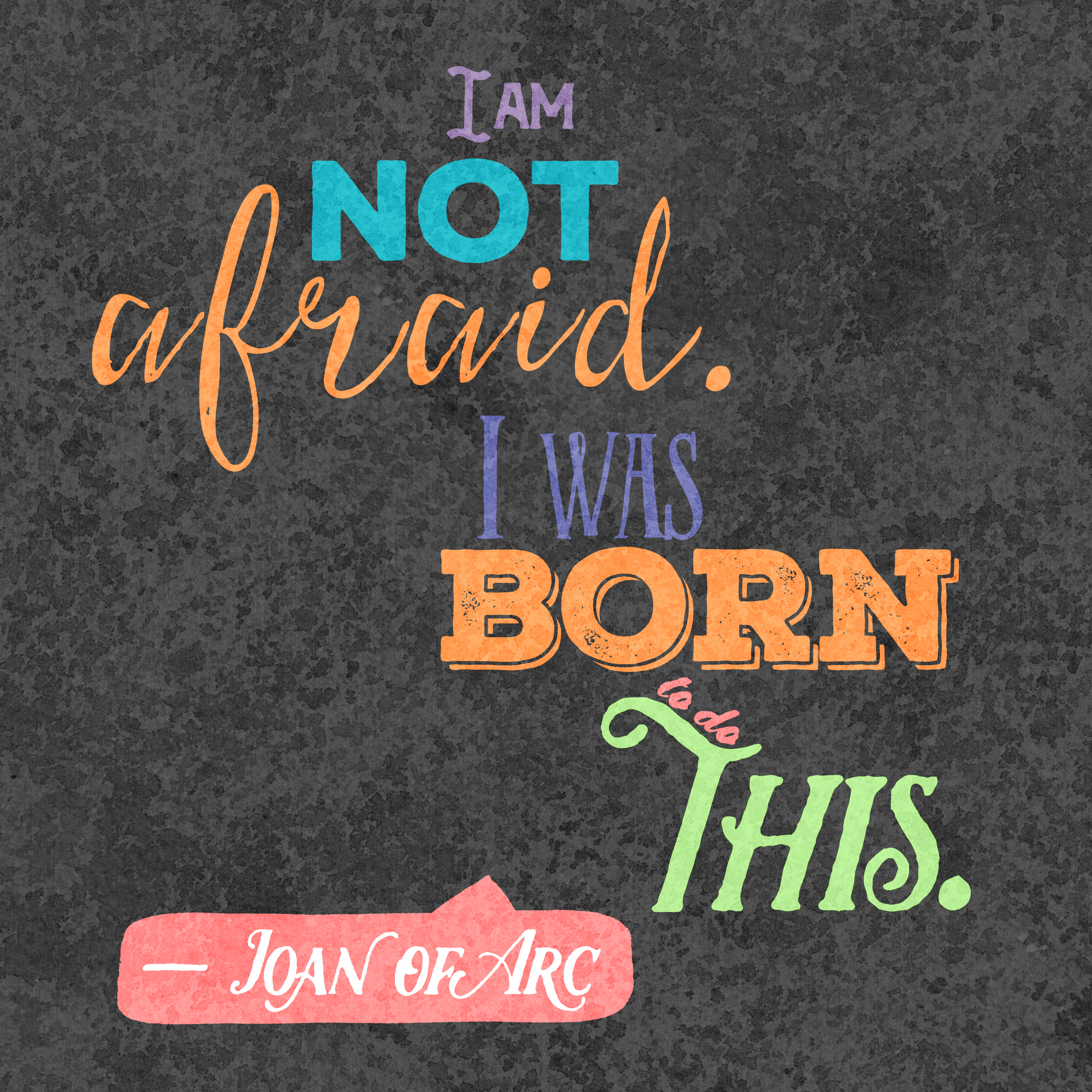 Instagram quote by Joan of Arc